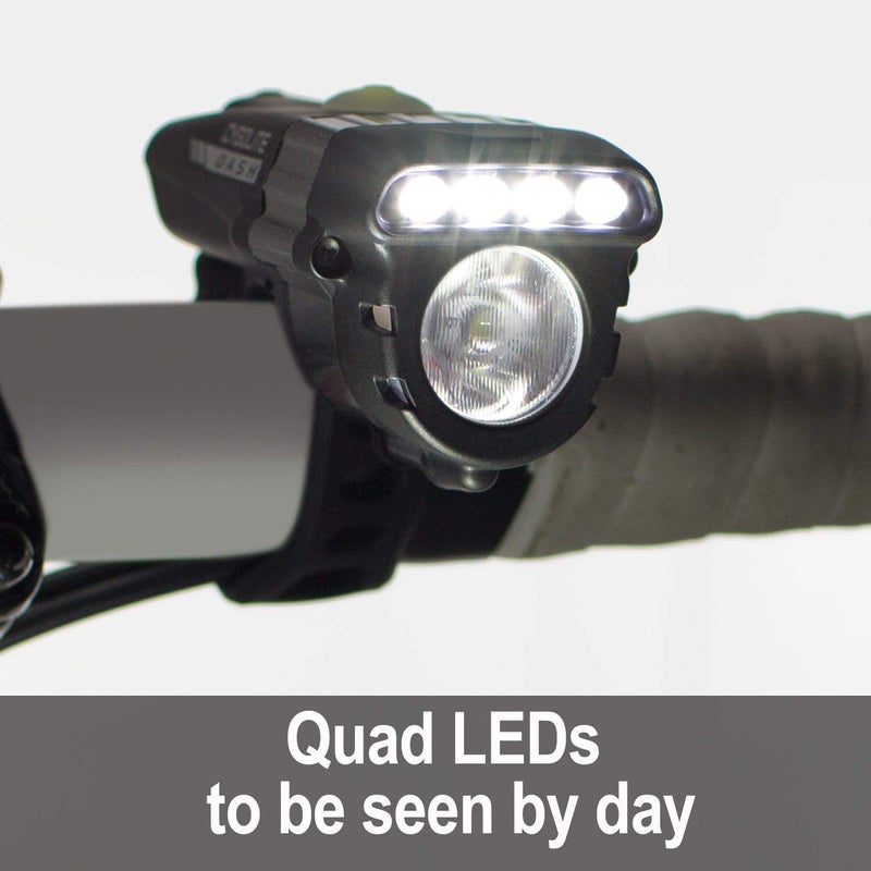 CYGOLITE Dash Pro 600 Lumen Headlight & Hotrod 50 Lumen Tail Light USB Rechargeable Bicycle Light Combo Set - Image 2